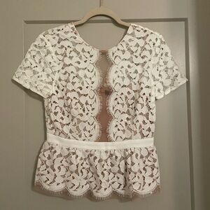 BCBG Maxazria lace 2 piece set size S